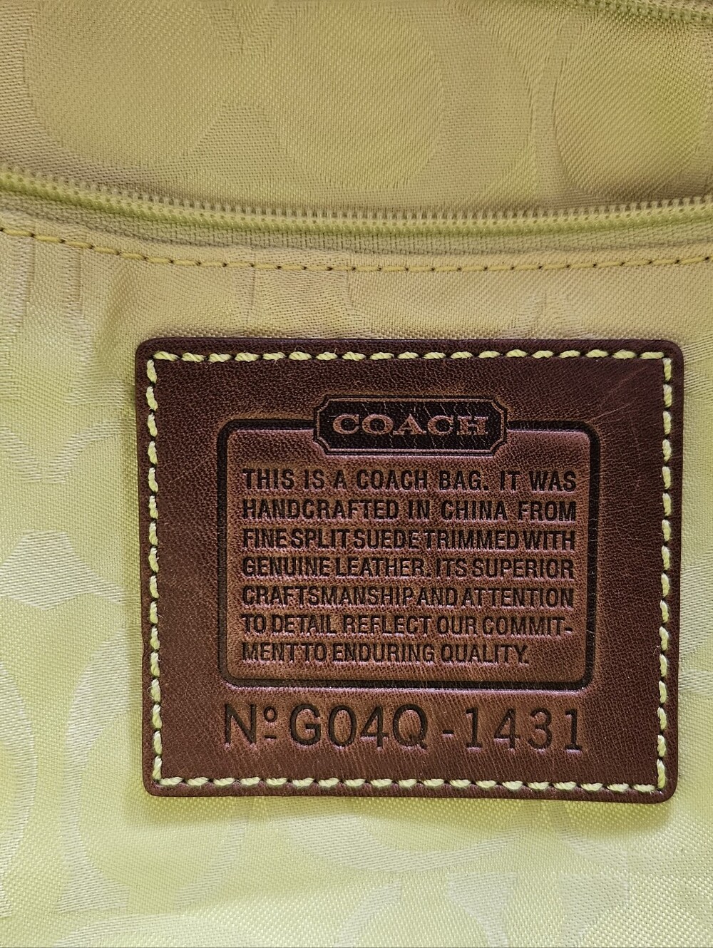 2004 Vintage Coach Hamptons Gallery Tote - Picture 6 of 15